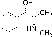 伪麻黄碱化学结构式